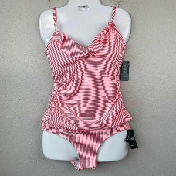 NWT Lauren Ralph Lauren Tankini Size 6 - Picture 1 of 10